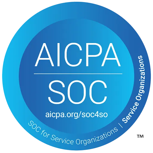 AICPA SOC 2 certification badge