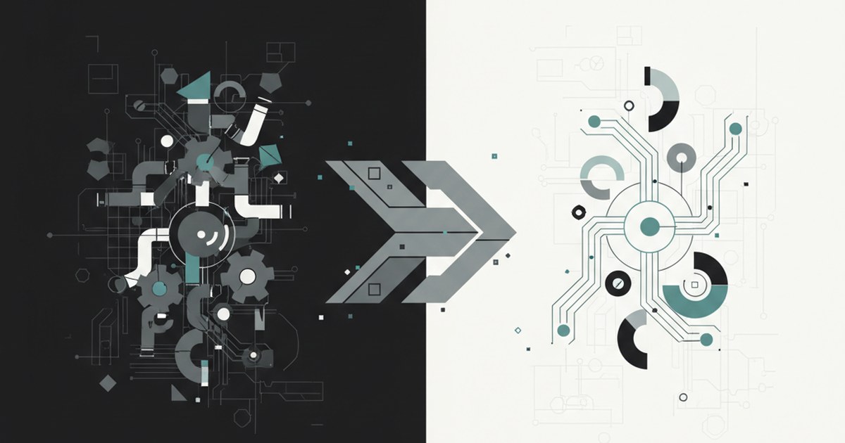 Editorial illustration for: **From Reactive Buying to Proactive Market Engagement**