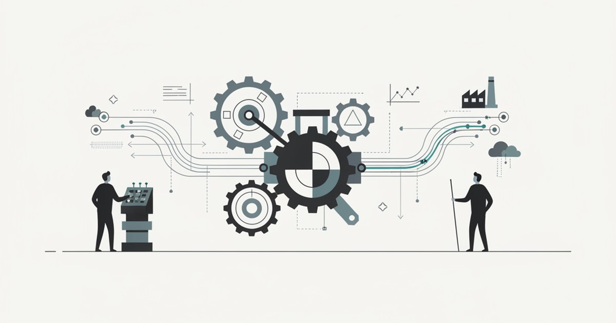Editorial illustration for: **How Automation Shifts, Not Eliminates, Responsibility**
