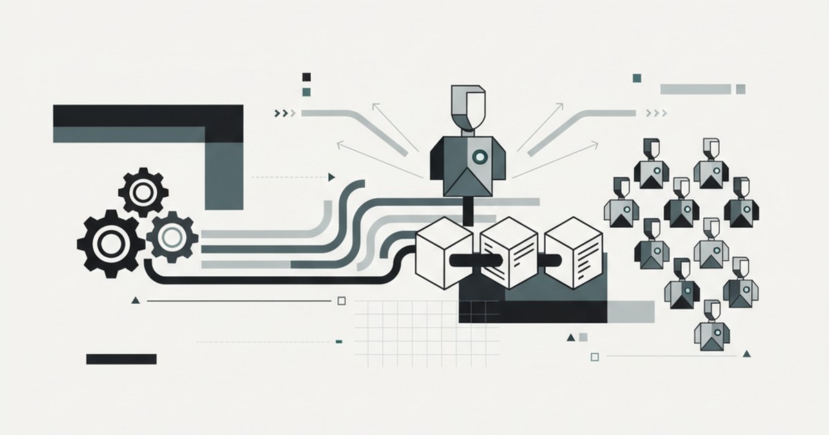 Editorial illustration for: **How Autonomous Workflows Change Team Capacity Planning**