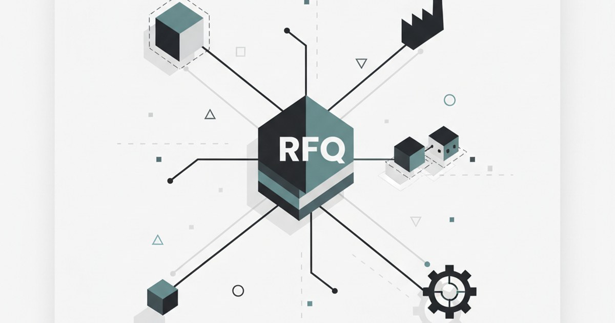 Editorial illustration for: **How Industrial Supply Chains Benefit From Structured RFQs**