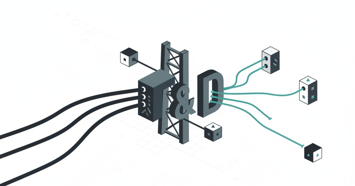 Editorial illustration for: Managing Supplier Concentration Risk in T&D