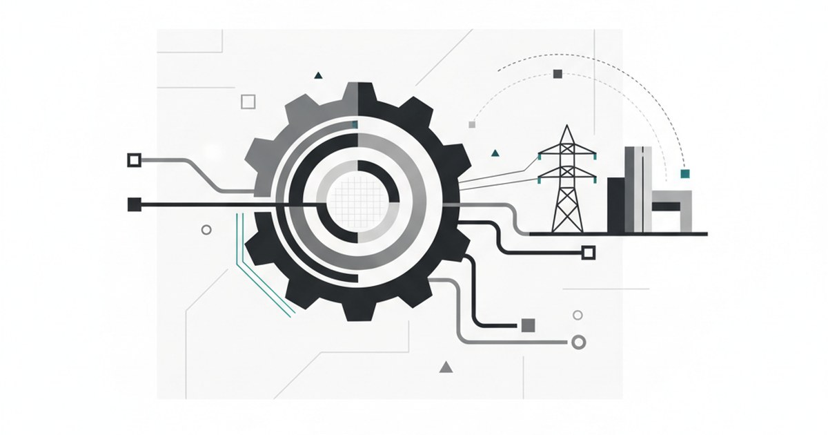 Editorial illustration for: **Procurement Maturity in Utilities**