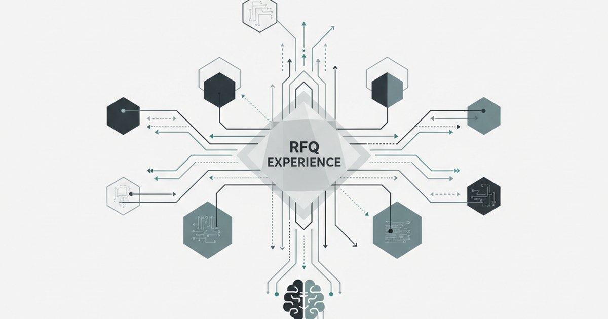 Editorial illustration for: **Redefining the RFQ Experience With Adaptive Intelligence**