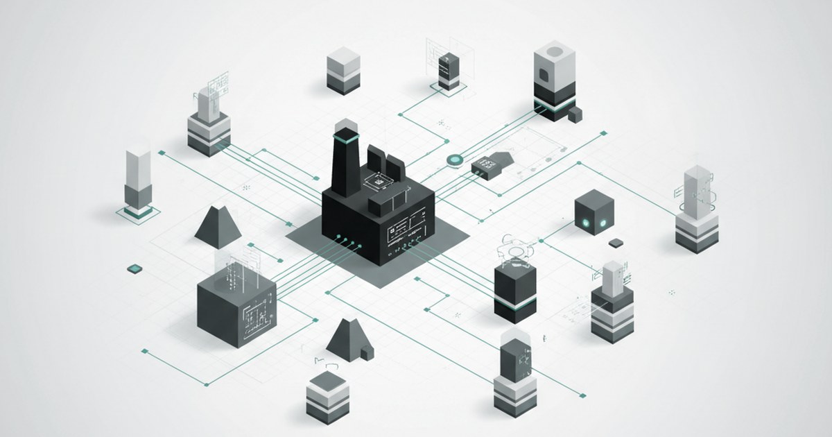 Editorial illustration for: **The Real-World Potential of Distributed Ledgers in Supply**