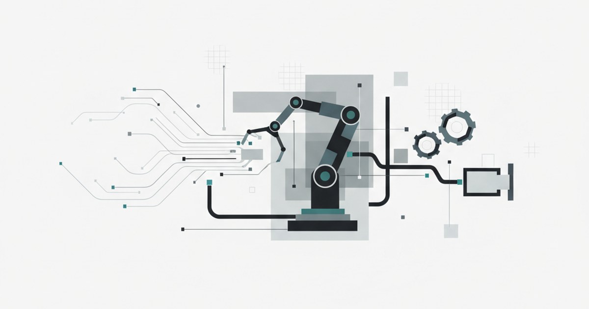 Editorial illustration for: **Turning Routine Tasks Into Autonomous Workflows**