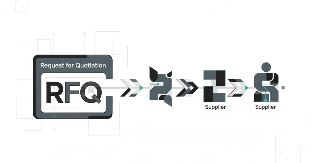 Editorial illustration for: **Why Better RFQs Lead to Better Supplier Behavior**