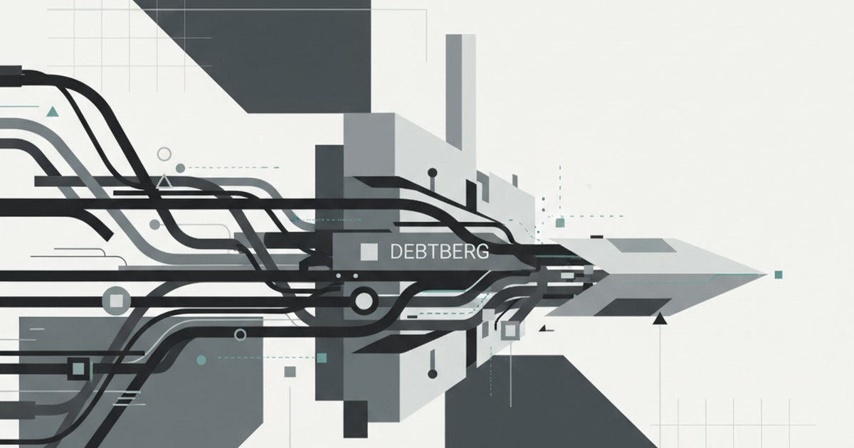 Editorial illustration for: **Why Integration Debt Is Holding Back Procurement Innovation**