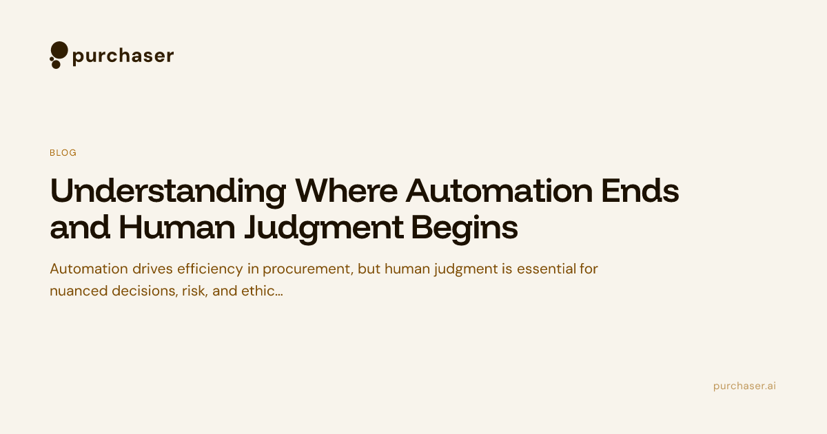 Understanding Where Automation Ends and Human Judgment Begins ...